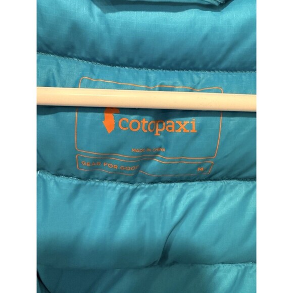 Cotopaxi Vest Mens Medium Green Fuego Puffer Down 800 Slim Fit Outdoor Hiking - Picture 9 of 10